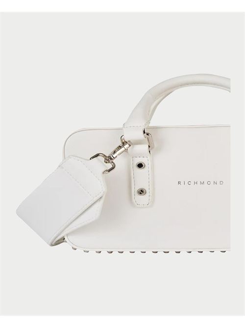 Sac ? double poign?e John Richmond en ?co-cuir JOHN RICHMOND | RWA24090BOWHITE